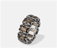Anello Maria e Luisa Jewels Donna in Argento Quarzo AA0138/V1 FUME'